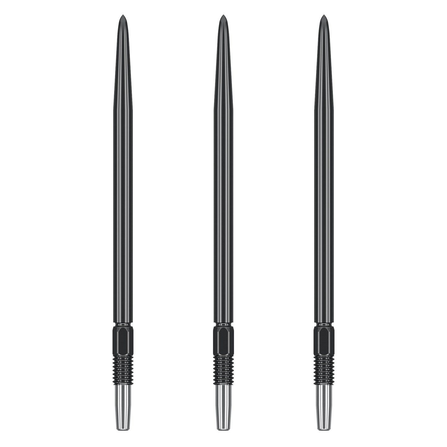 TARGET Swiss Black Dart Points 26mm, 30mm, 35mm, 40mm