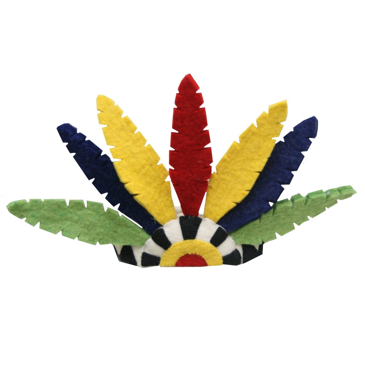 Felted Wool Feather Chief Headdress