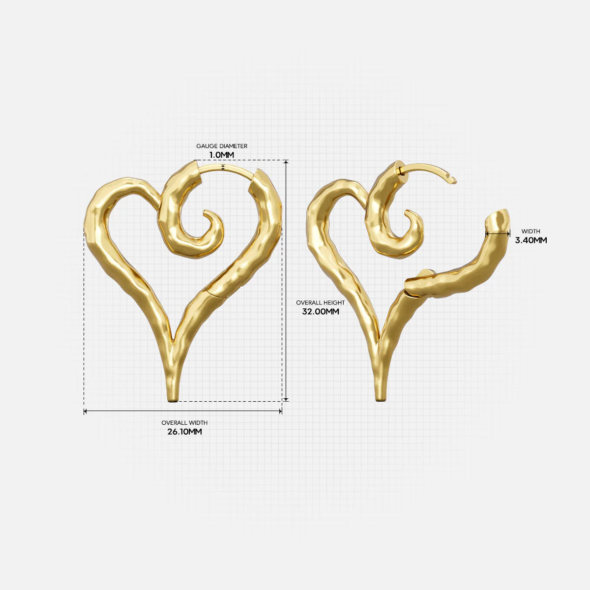 ETHEREAL HEARTFLOW EARRINGS