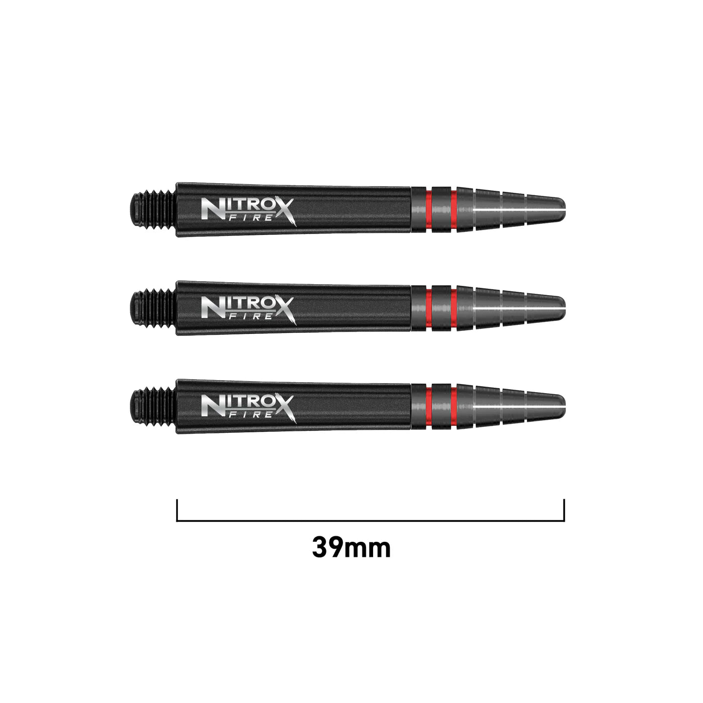 RED DRAGON - Nitro X FIRE Composite Dart Shafts - 39mm INTER