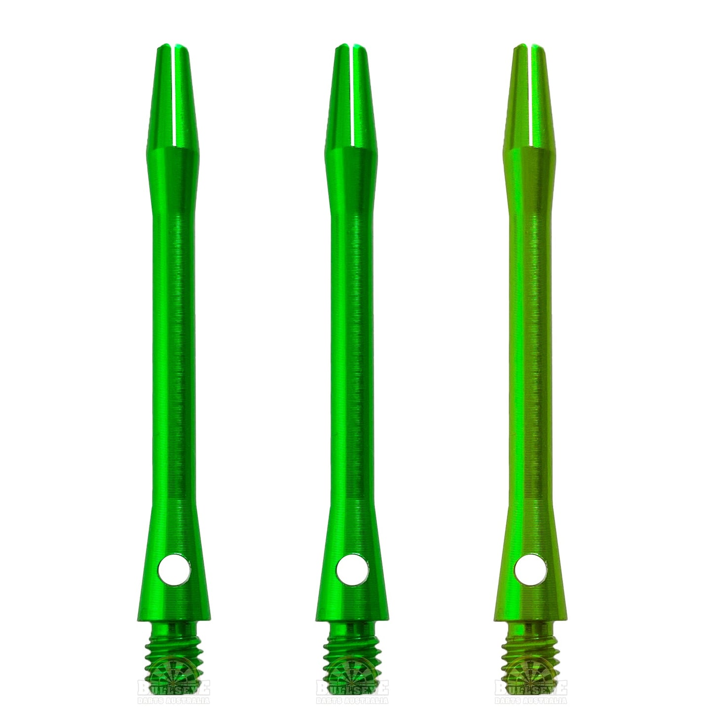 DESIGNA - Aluminium Dart Shafts - MEDIUM GREEN 47mm