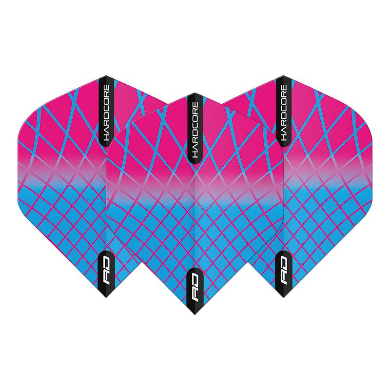 RED DRAGON - Hardcore Radical Harlequin Dart Flights