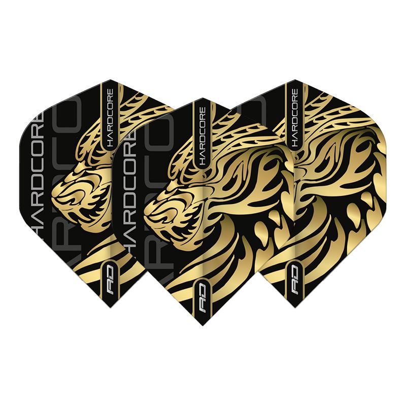 RED DRAGON - Hardcore Johnny Clayton Gold Dragon Dart Flights