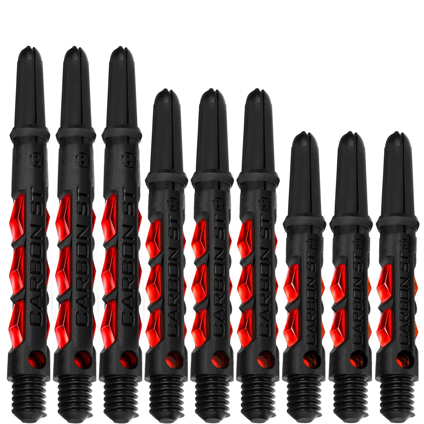 HARROWS - CARBON ST - Ring Lock Shafts - RED