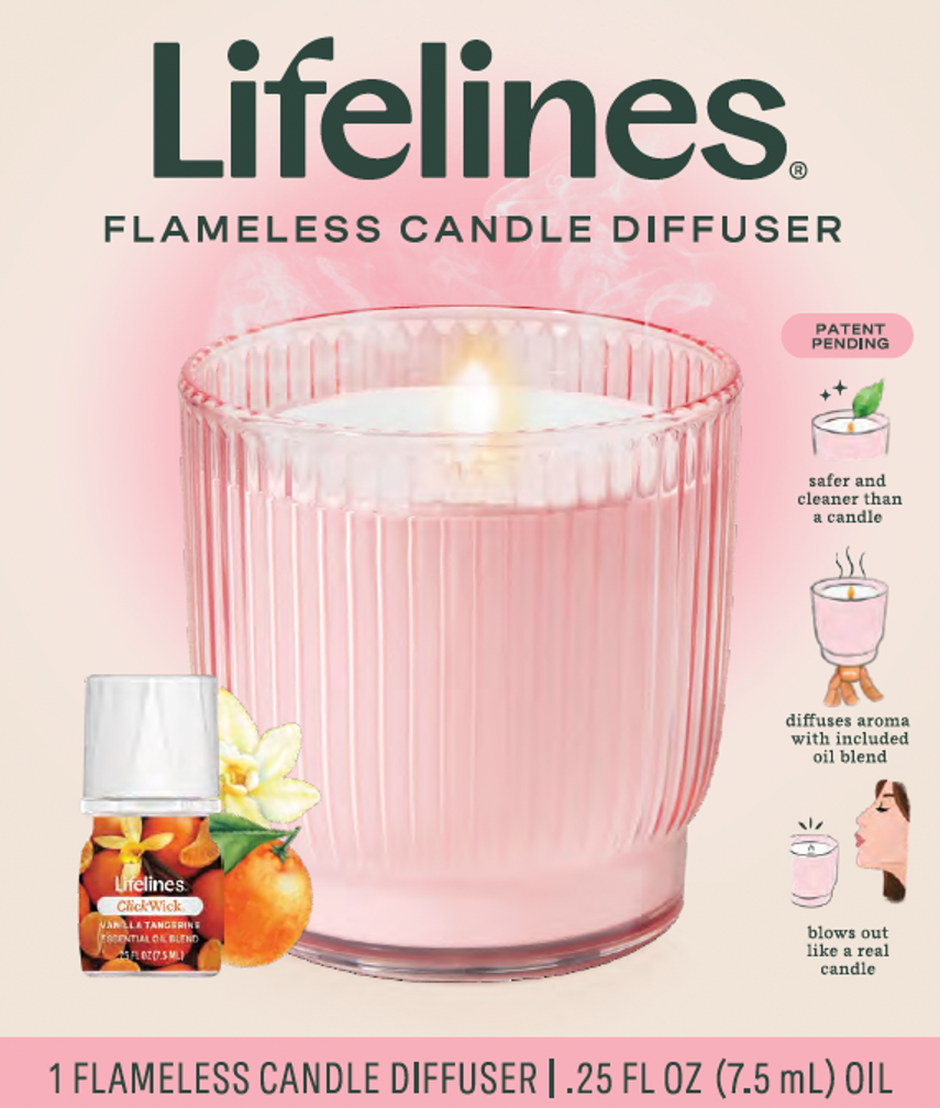 Flameless Candle Diffuser - Select Scent