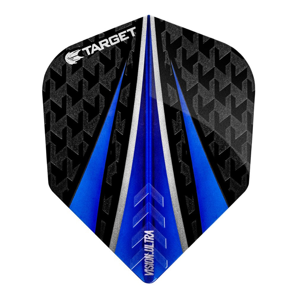 TARGET - Vision Ultra Blue Three Fin NO6 Flights - 100 Micron