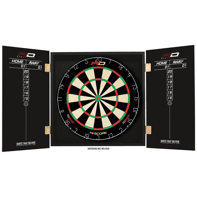 RED DRAGON - Peter Wright "SNAKEBITE" Deluxe Dartboard Cabinet