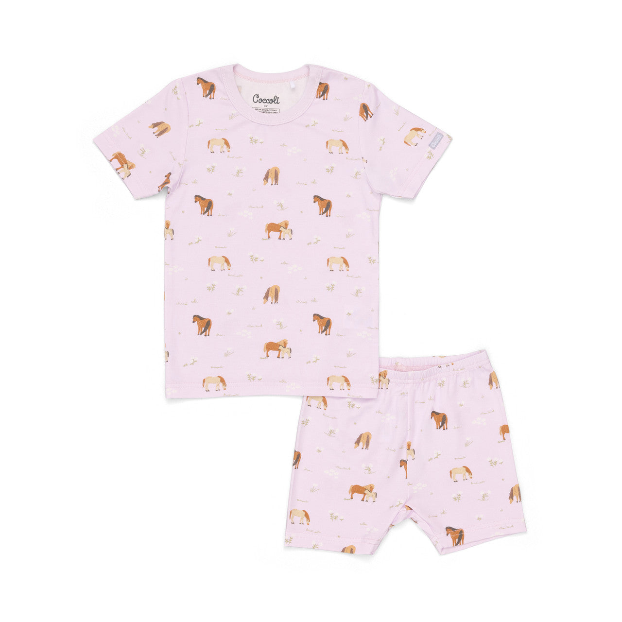 Horses Modal Girl 2-Pc Pajama