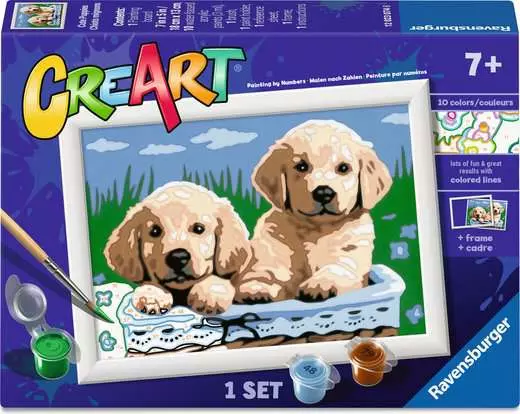 Cute Puppies CreArt 5 x 7