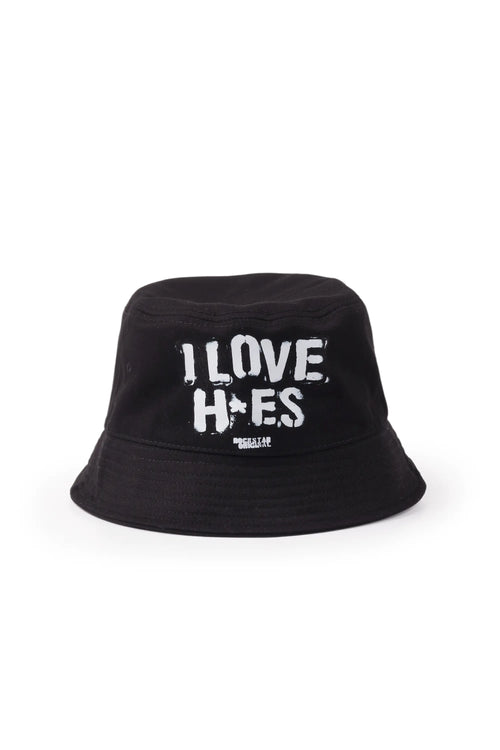 Banyan Black Graphic Bucket Hat