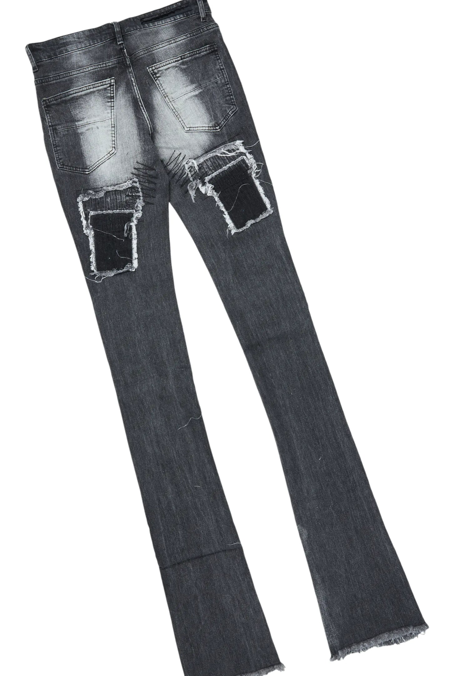 Banyan White T-Shirt & Camden Super Stacked Flare Jean Bundle
