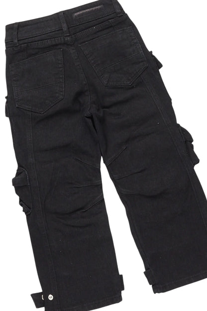 Boys Amos Red Hoodie/Baggy Fit Jean Set