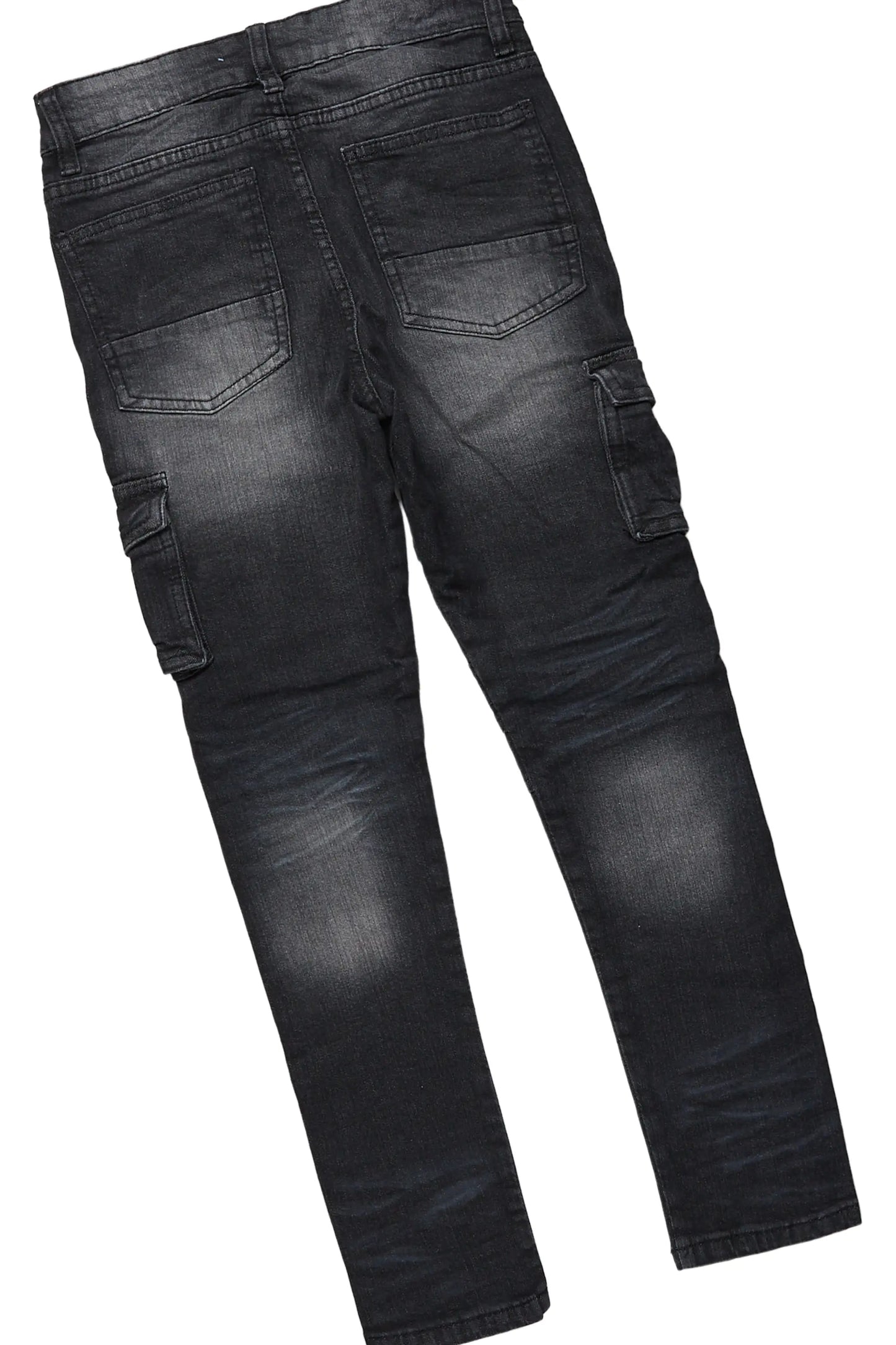 Boys Acco Grey  T-Shirt/Cargo Skinny Jean Set