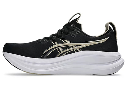 ASICS Men's GEL-NIMBUS 28 Extra wide - BLACK/FEATHER GREY