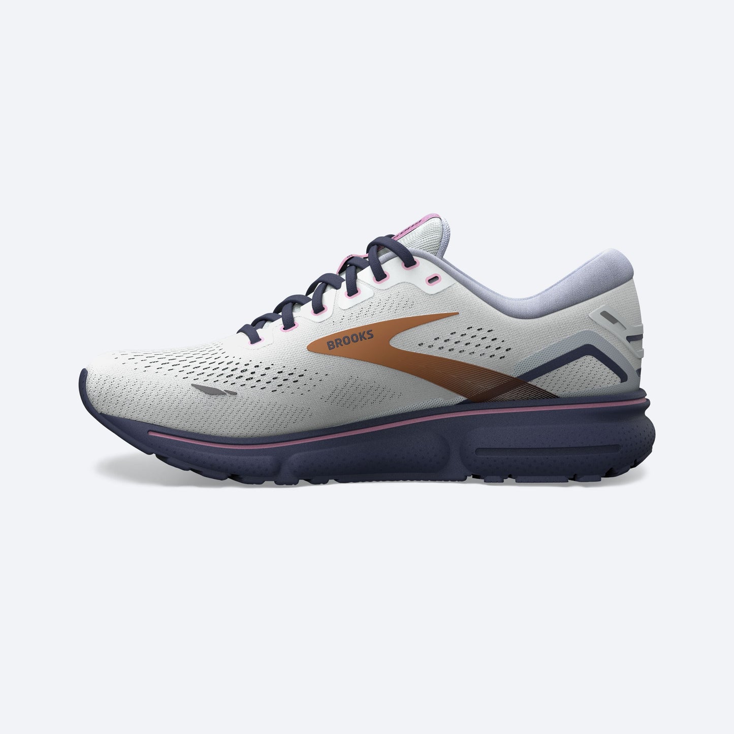 Brooks Womens Ghost 15 Wide - Spa Blue/Neo Pink/Copper (1203801D492)