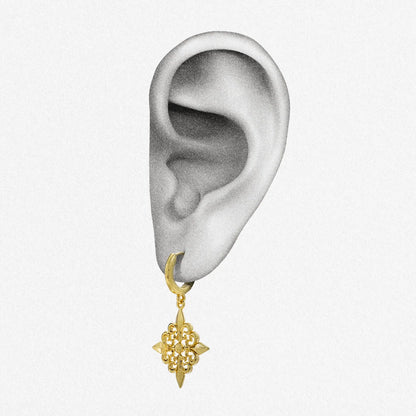 FLEUR-DE-LIS ELEGANCE EARRINGS