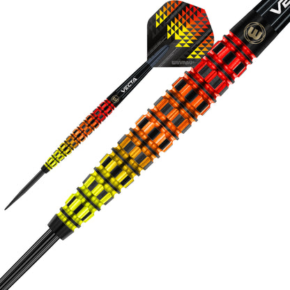 WINMAU - Firestorm Flame Tapered - 90% Tungsten Darts - 21g