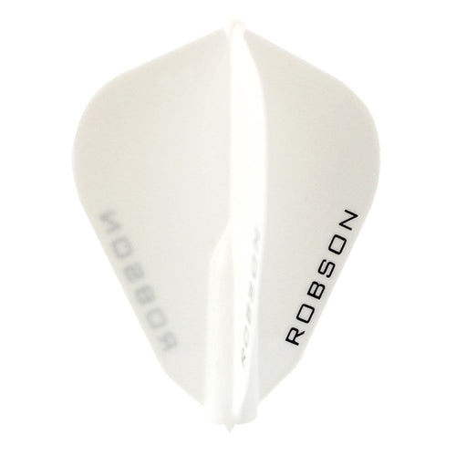 ROBSON - Plus Dart Flights F Shape - WHITE