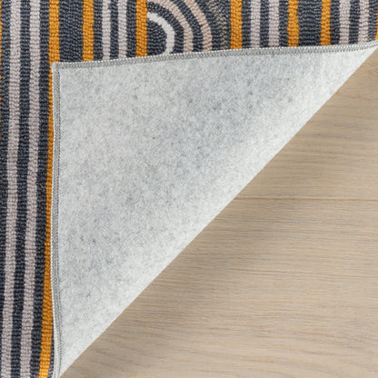 Button Machine Washable Rug