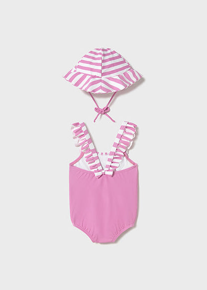 Baby Chick Bathing Suit w/Hat- Select Size