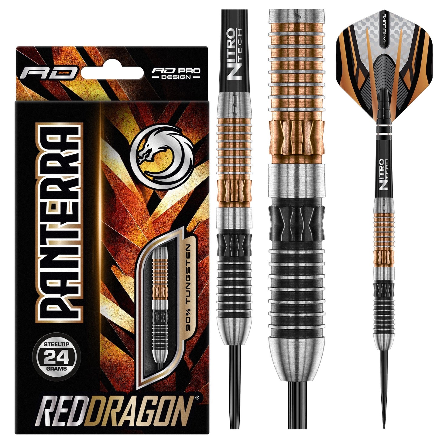 RED DRAGON - Panterra Darts - 90% Tungsten - 24g