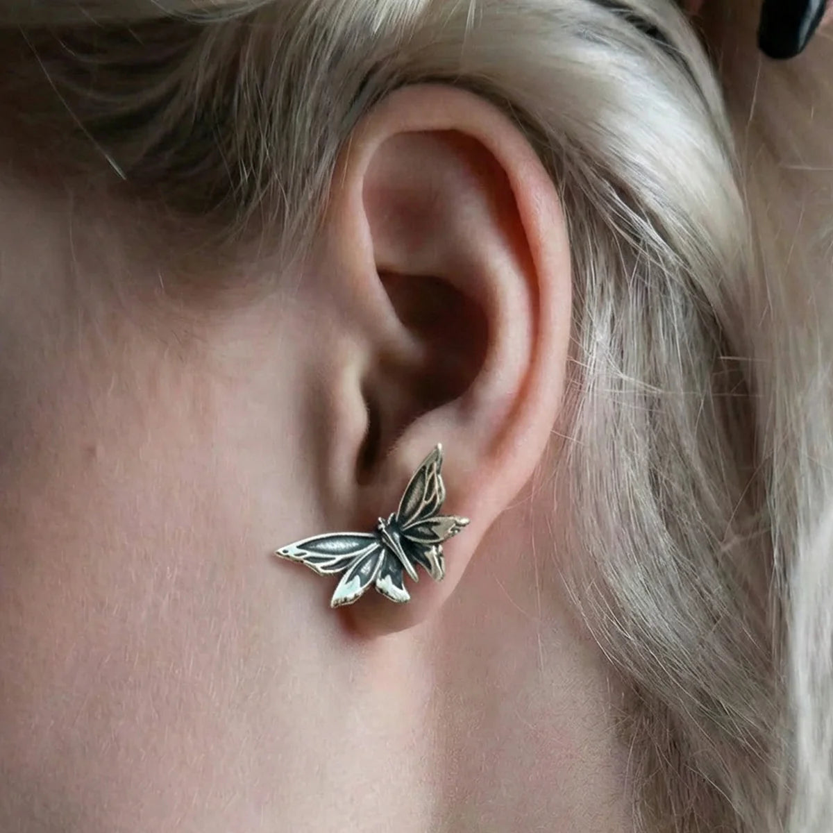 ETERNAL MOTH EAR STUDS