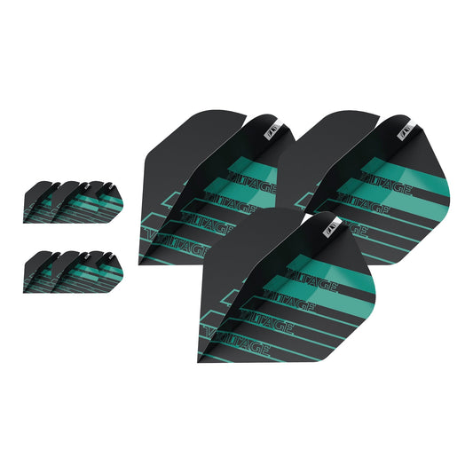TARGET - Rob Cross Black Flights - Multipack - NO2 Size - 100 Micron