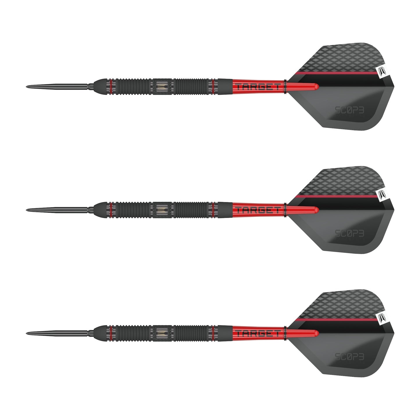 TARGET - Scope SP01 Swiss Point Steel Tip Darts - 90% Tungsten - 23g