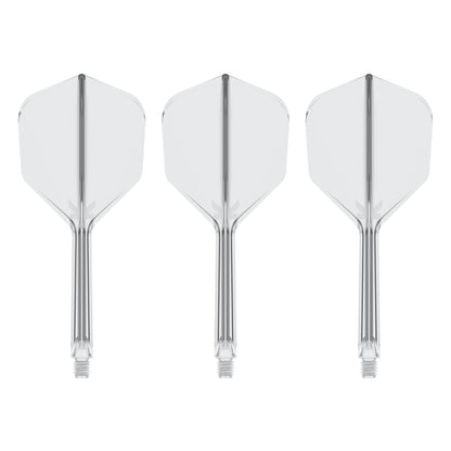 TARGET - K-FLEX All-In-One Moulded Flights NO6 Size - CLEAR