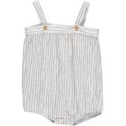 Harlo Ivory Bow Print Infant Girls Bubble - Select Size