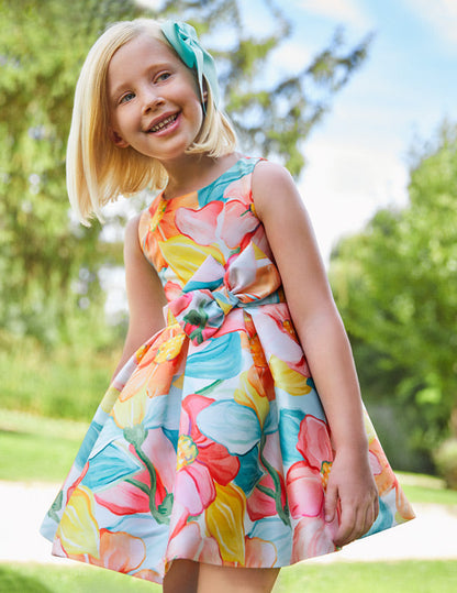 Floral Mikado Print Dress - Select Size