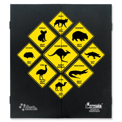 FORMULA - Outback Cabinet, Dartboard and Darts Set