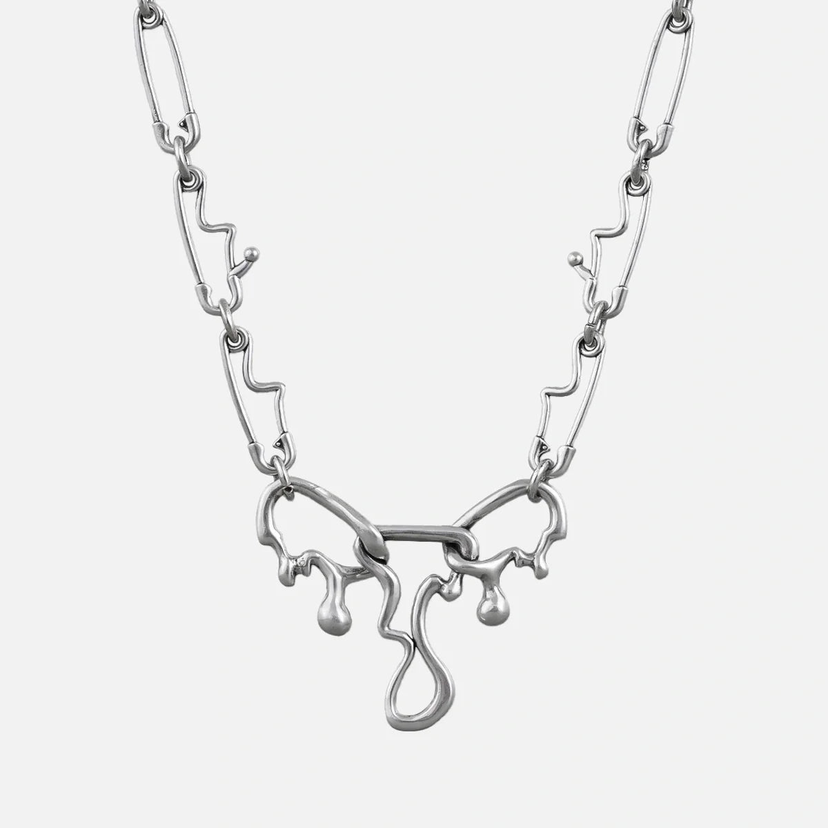 FLUID PIN NECKLACE