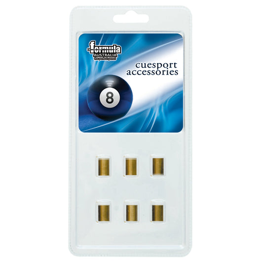 Brass Ferrule Screw On 11mm - SIX PACK