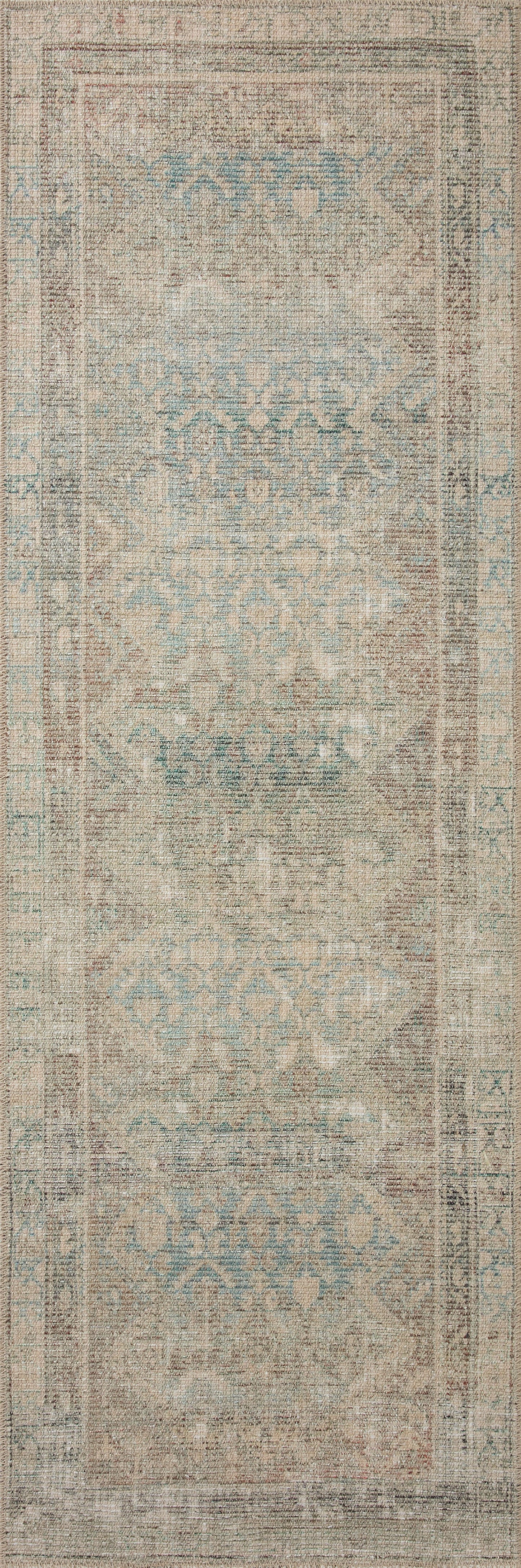 Angela Rose x Loloi Aubrey Jade/ Natural Rug