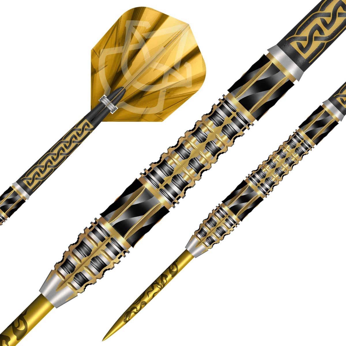 SHOT - 24g - Alchemy Auro - 95% Tungsten - Steel Tip Darts