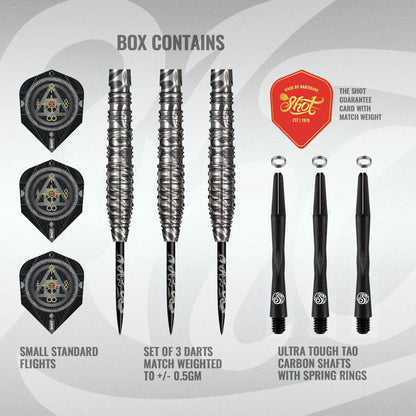 SHOT - 23g - Alchemy Runstel - 90% Tungsten - Steel Tip Darts