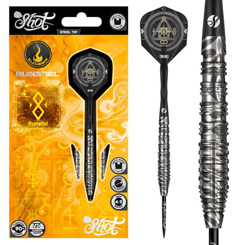 SHOT - 23g - Alchemy Runstel - 90% Tungsten - Steel Tip Darts