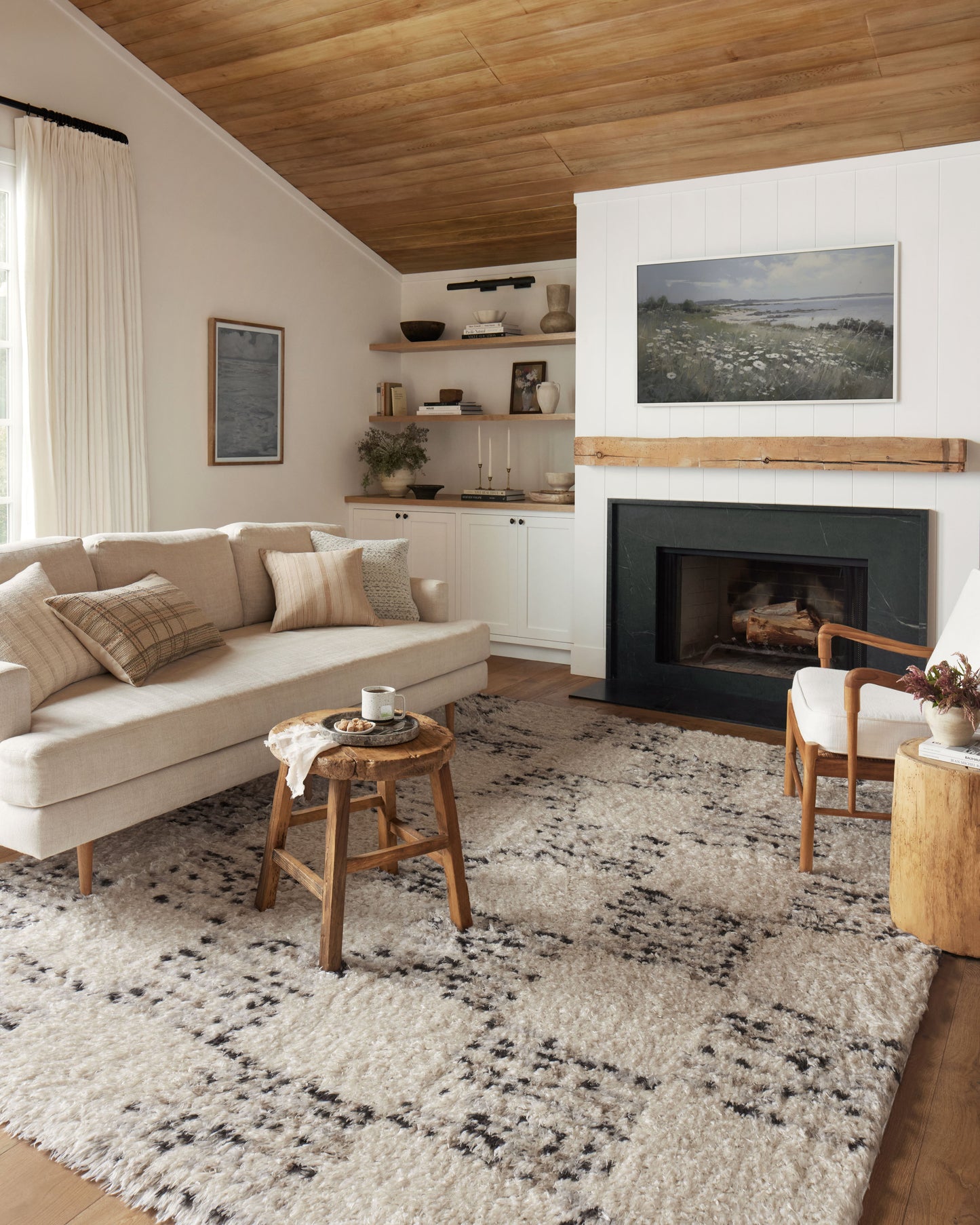 Angela Rose x Loloi Amira Ivory / Granite Rug