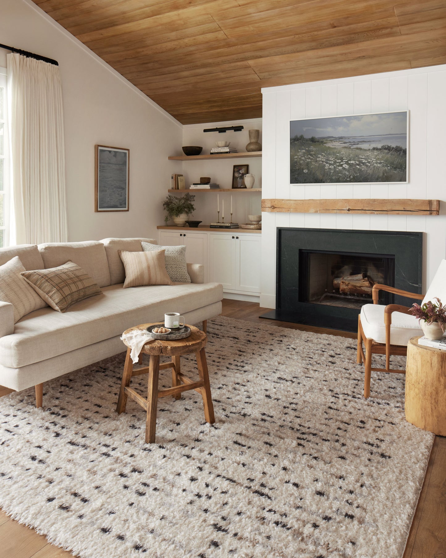 Angela Rose x Loloi Amira Ivory / Multi Rug