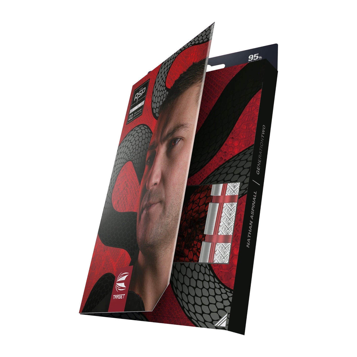 TARGET - Nathan Aspinall GEN2 Steel Tip Darts - 95% Tungsten - 24g