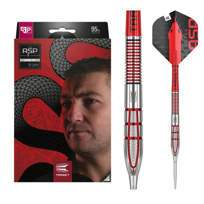 TARGET - Nathan Aspinall GEN2 Steel Tip Darts - 95% Tungsten - 24g