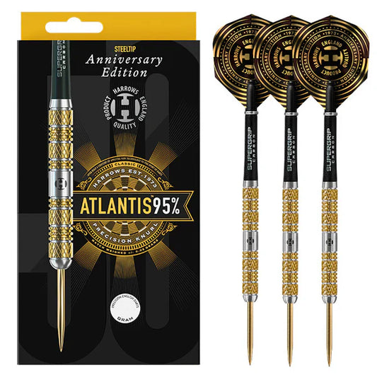 HARROWS - Atlantis ANNIVERSARY Darts - 95% Tungsten - 24g