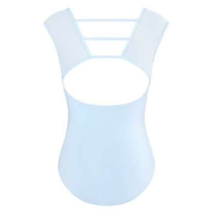 Estella Girls Baby Blue Mesh Leotard - Select Size