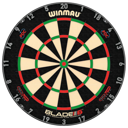 WINMAU - Blade 6 TRIPLE CORE Championship Dartboard - PDC Edition