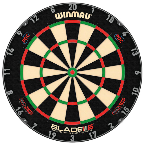 WINMAU - Blade 6 TRIPLE CORE Championship Dartboard - PDC Edition