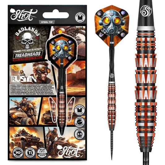 SHOT - Badlands RUSTIN Dart Set - 90% Tungsten - 24g