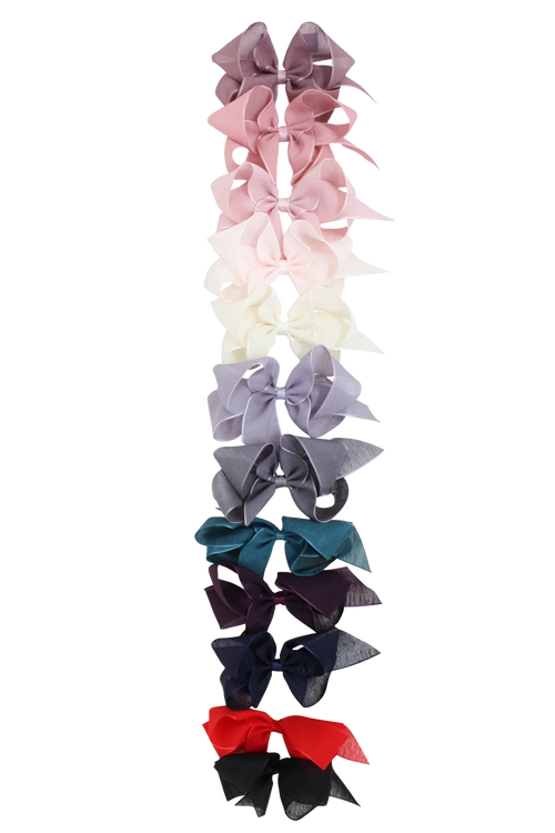 Empress Big 5" Linen Bows - Select Color