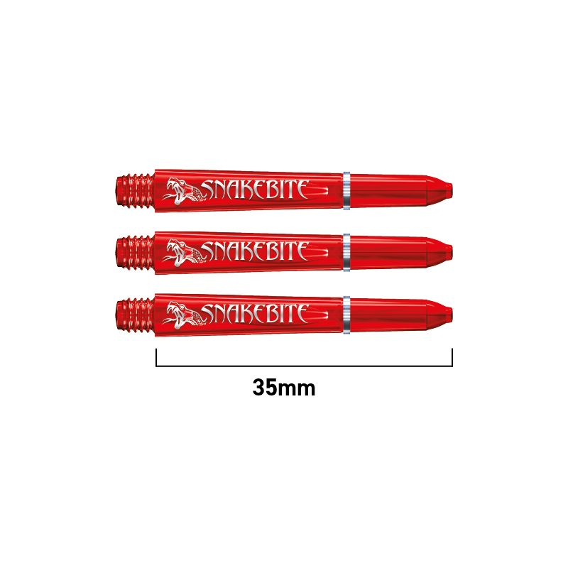 RED DRAGON - Snakebite Signature Series Dart Shafts - Short