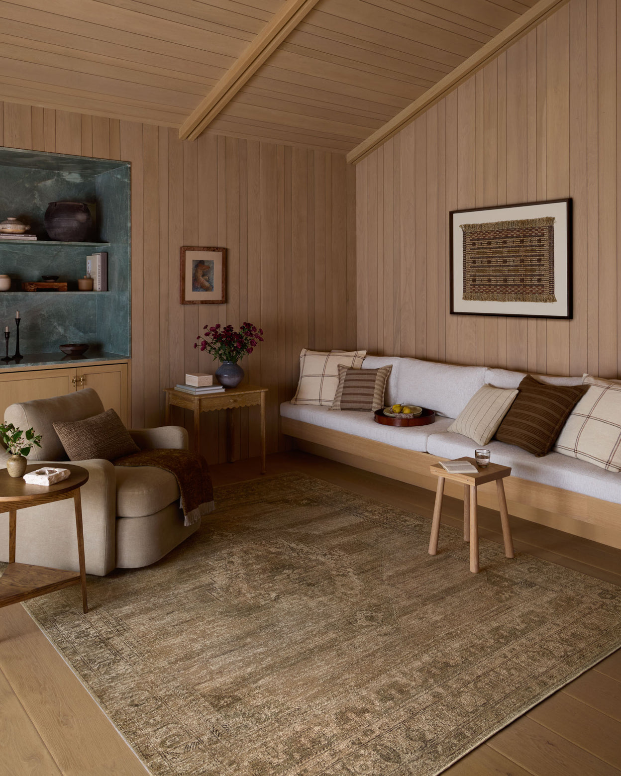 Amber Lewis x Loloi Cambria Taupe / Antique Bronze Rug
